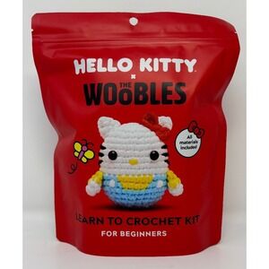 The Woobles Wobbles Crochet Kit For Beginners Hello Kitty New In Package NWT